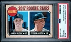 AARON JUDGE 2017 TOPPS HERITAGE 214 🔥 ROOKIE CARD RC 📈 PSA 10 GEM 💎 MINT