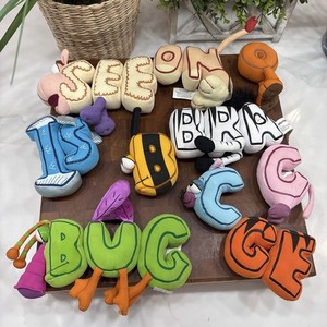 WordWorld Plush Letter Parts Lot Sheep Lion Zebra Bug PBS Kids