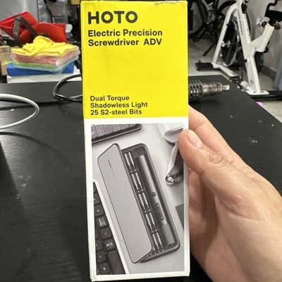 Hoto Electric Precision Screwdriver ADV 25 Magnetic S2 Bits Case LED Light USB C