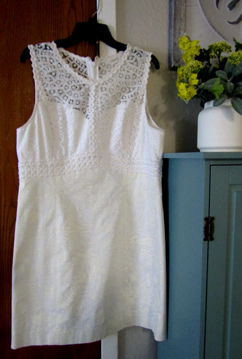 slim fit dress slacks Vintage 1960s Ivory Lace Shift Dress – ThisBlueBird main image 0