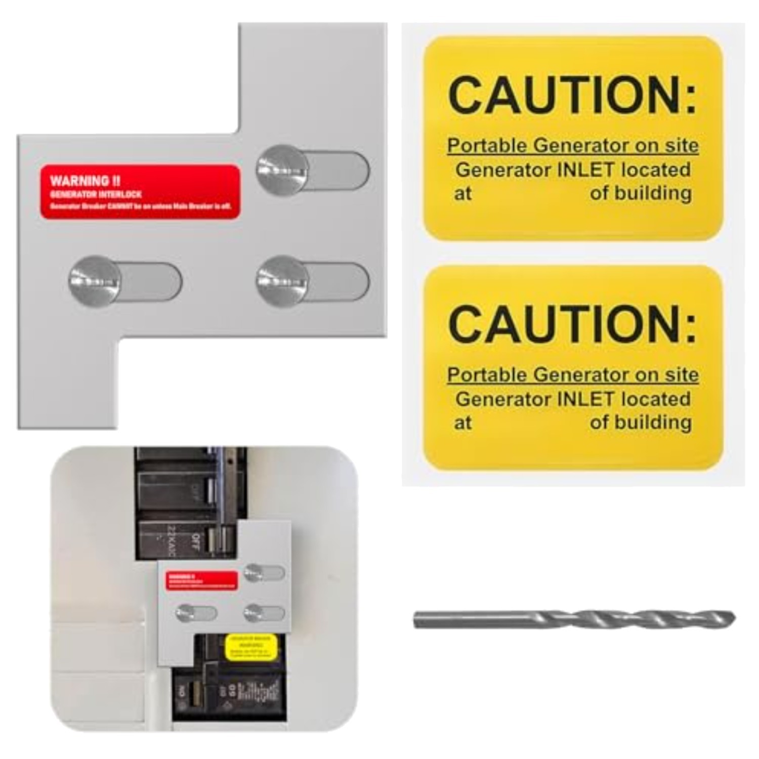 Generator Interlock Kit for GE 150/200 Amp Panels Safe Power Transfer Switch