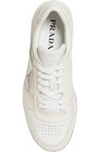 100% AUTHENTIC NEW MEN PRADA DOWNTOWN LOGO WHITE SNEAKERS UK 9/US 10 D — photo 3