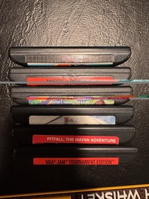 Sega Genesis Lot Of 10 Games: Sonic, Mortal Kombat, NBA Jam, Tiny Toons, Hook ++