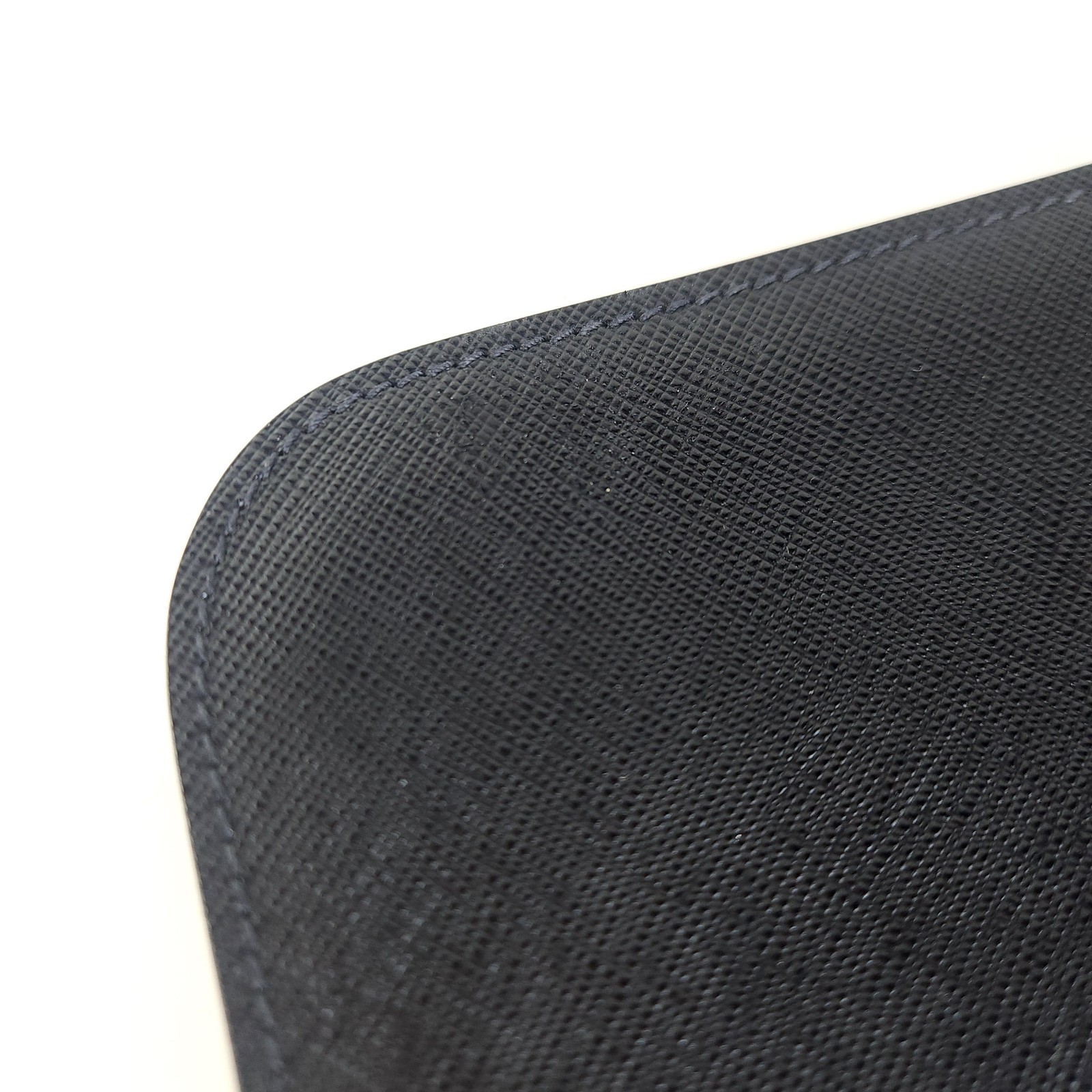 Prada Saffiano Triangle Logo Document Holder Clut… - image 5