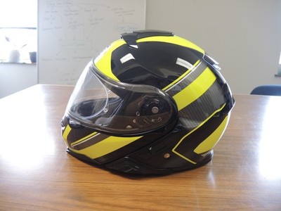 Shoei Neotec II modular, flip-front motorcycle helmet, XL, Sena communication
