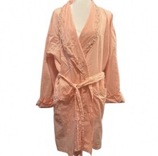 Vintage Victoria s Secret Country Peachy Pink Robe M/L