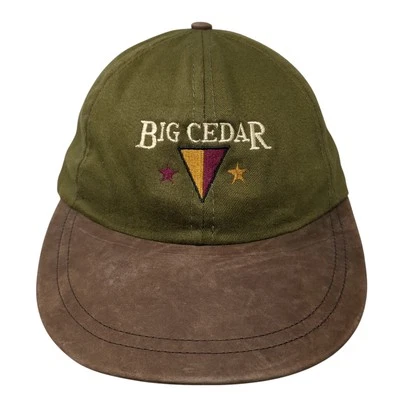 Big Cedar Slideback Baseball Cap Multicolor One Size J&M Vintage Made Canada - Image 1 of 4