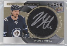 2018-19 Trilogy Signature Pucks 2019-20 Upper Deck Update Jacob Trouba Auto 8s6