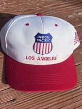 Rare Union Pacific Los Angelas 101 Days Of Summer White Hat Made In USA
