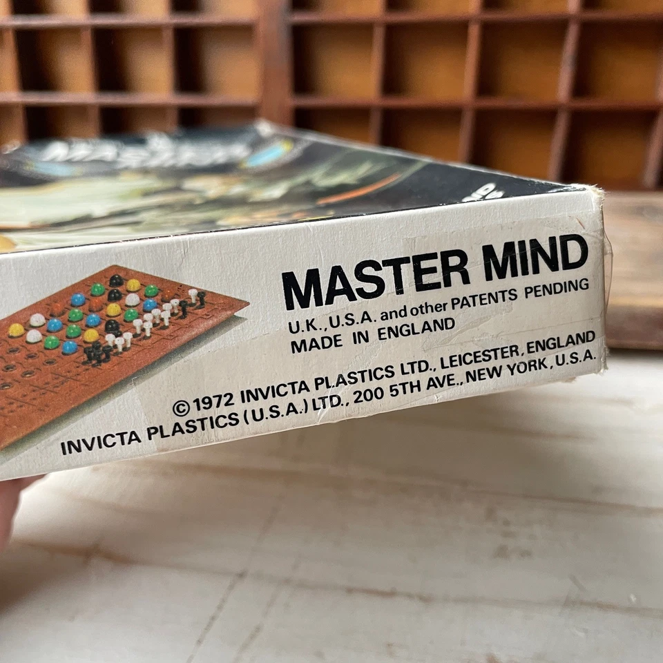 Vintage Mastermind Game Invicta Original 1972 Code Breaking Game Complete - Image 4 of 4