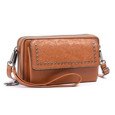 Crossbody Bags for Women Small Leather Cell Phone Wallet Wristlet Purse with ...