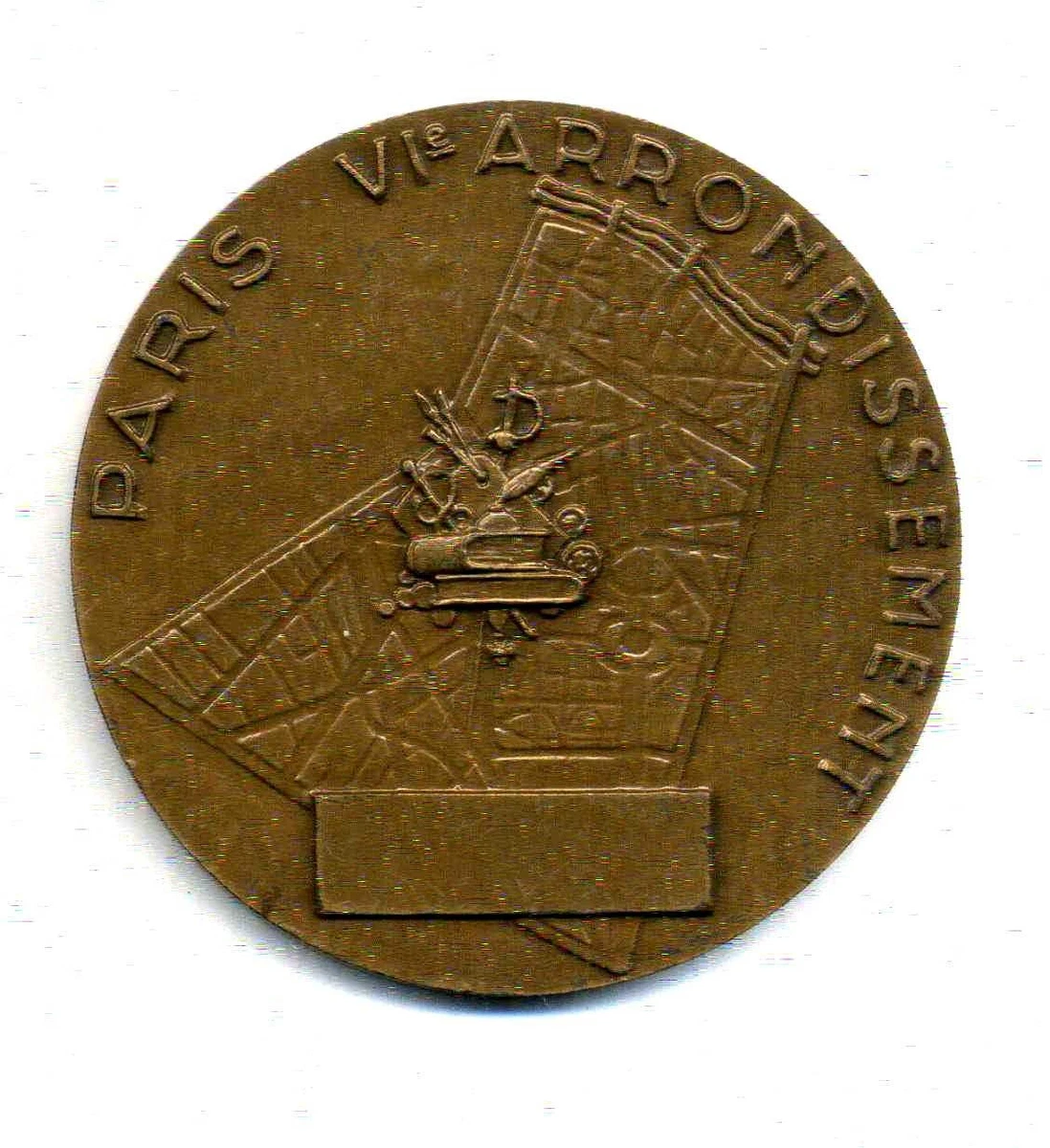 C20) BELLE MÉDAILLE société anciens militaires Charente french medal