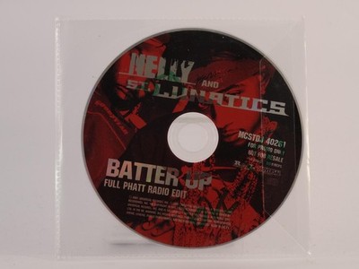 NELLY AND ST LUNATICS  BATTER UP (Y1) 1 Track Promo CD Single including Plastic 