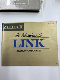 Nintendo NES Zelda II The Adventure Of Link Mattel 0989