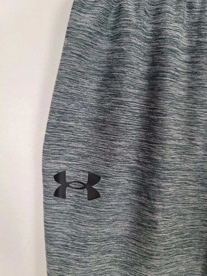 Under Armour Pants Youth Extra Large Knit Joggers Loose Fit Athletic YXL Gray - Image 2 of 4