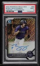 2022 Bowman Mega Box Chrome Mojo Benny Montgomery #BMA-BM PSA 9 MINT Auto 2l4