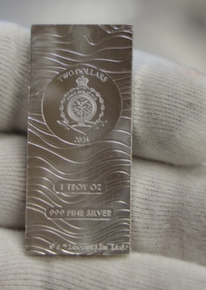 2024 Niue 1 oz .999 Silver Bar $2 Star Wars Mandalorian Beskar
