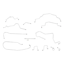 Brake Line Kit Complete 2wd and 4wd Rear Disc ABS All Beds Cabs 1998-01 Ram 1500