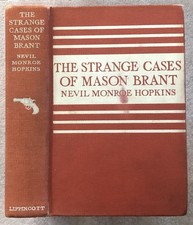 STRANGE CASES OF MASON BRANT - Neville Monroe Hopkins, 1st ed, locked room mys