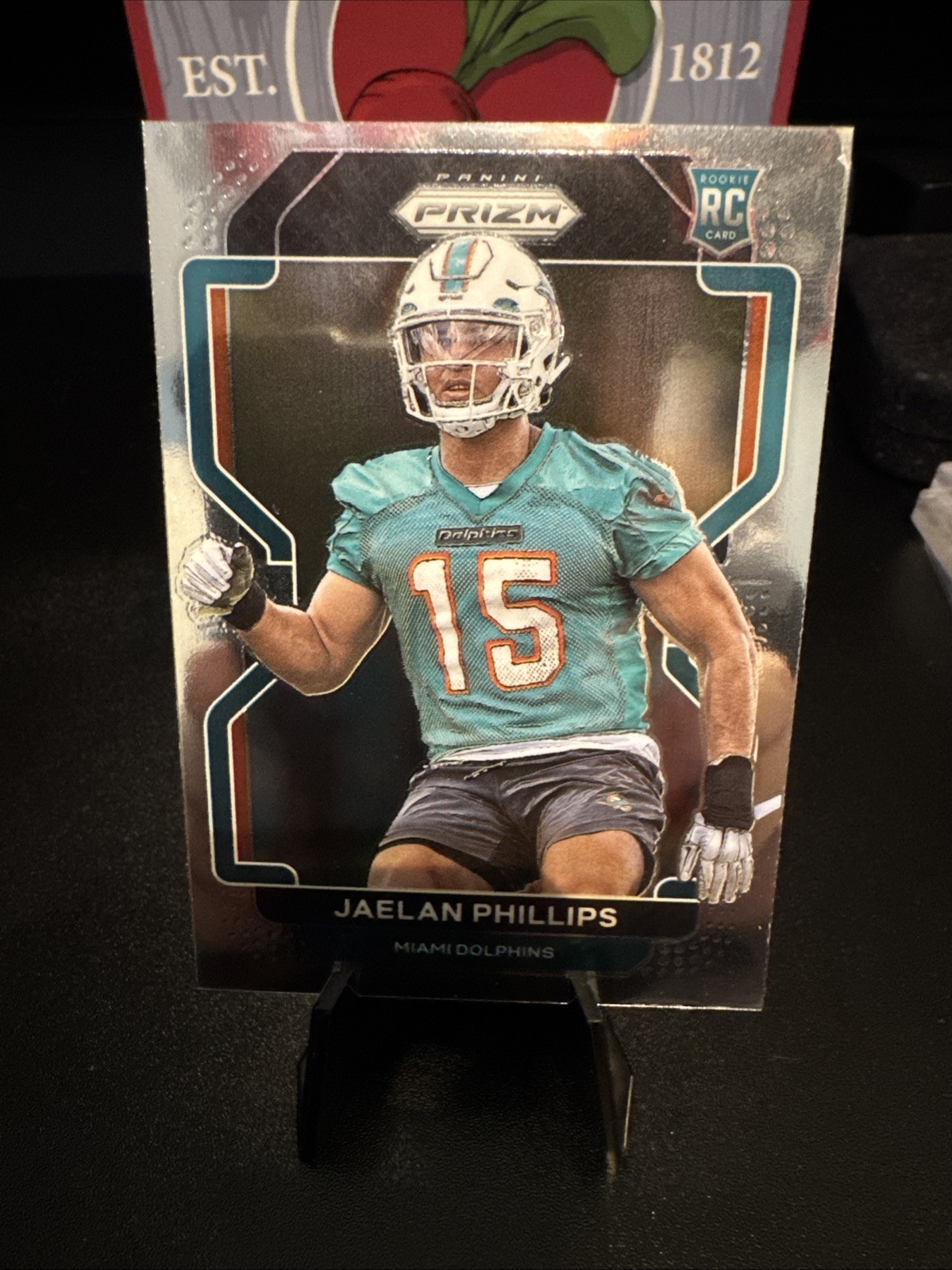 2021 Panini Prizm - Rookie Jaelan Phillips #377 Silver Prizm (RC)
