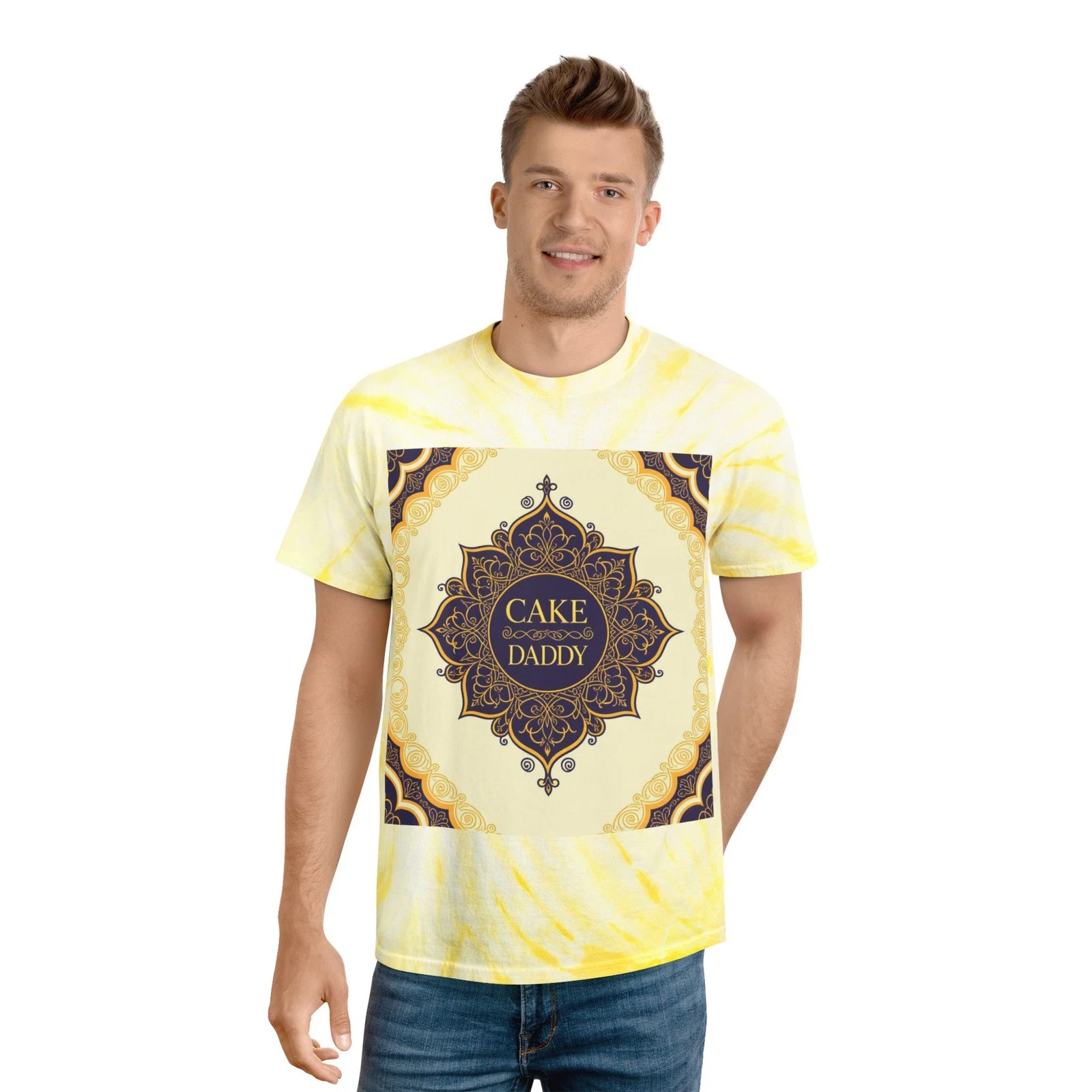 Cake Daddy Tie-Dye Tee, Vintage Style Shirt, Unisex T-Shirt, Summer Vibes, [...]