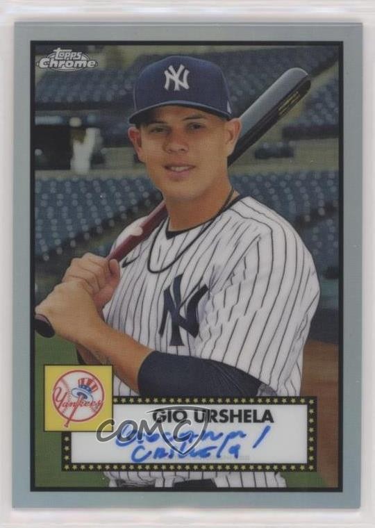2021 Topps Chrome Platinum Anniversary Refractor 140/199 Gio Urshela Auto 1q7
