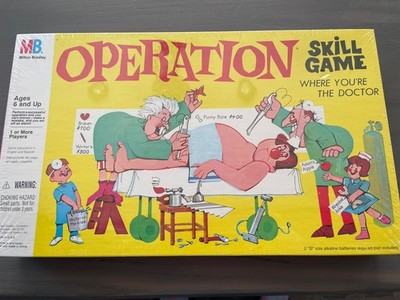 VTG Operation Game 1965 Milton Bradley Complete Not  Smoking Doctor Sealed
