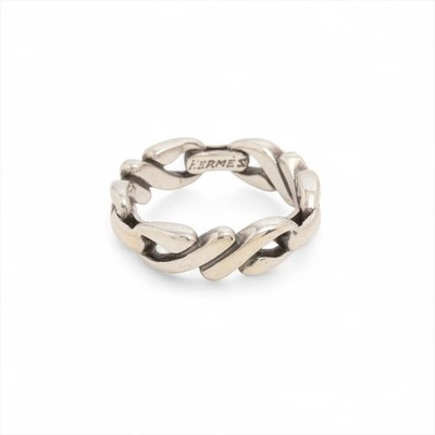 Hermès Ring unbekanntes Modell 925 3,9 g Silber Vintage