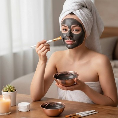24 Stück Gesichtsmaske Mischset Wiederverwendbar Gesichtsmaske Pinsel Set Weiche Borsten