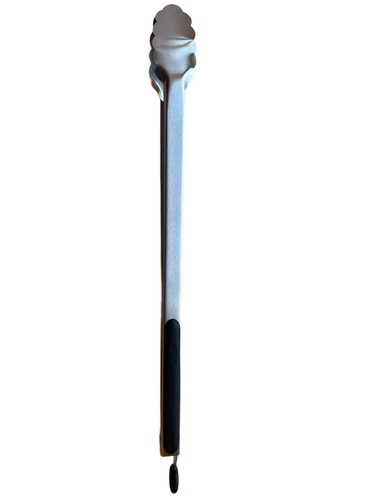 Grillzange Edelstahl lang XXL BBQ Servierzange Grillbesteck Zange 30cm - Bild 2 von 4