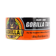 Gorilla Black Duct Tape 1.88-in x 10 Yard s 