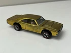 Mattel Hot Wheels Redline 1969 Gold Custom Charger All Original
