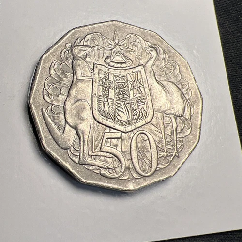 Photo of a 1971 Australia 50 Cents from an eBay sale