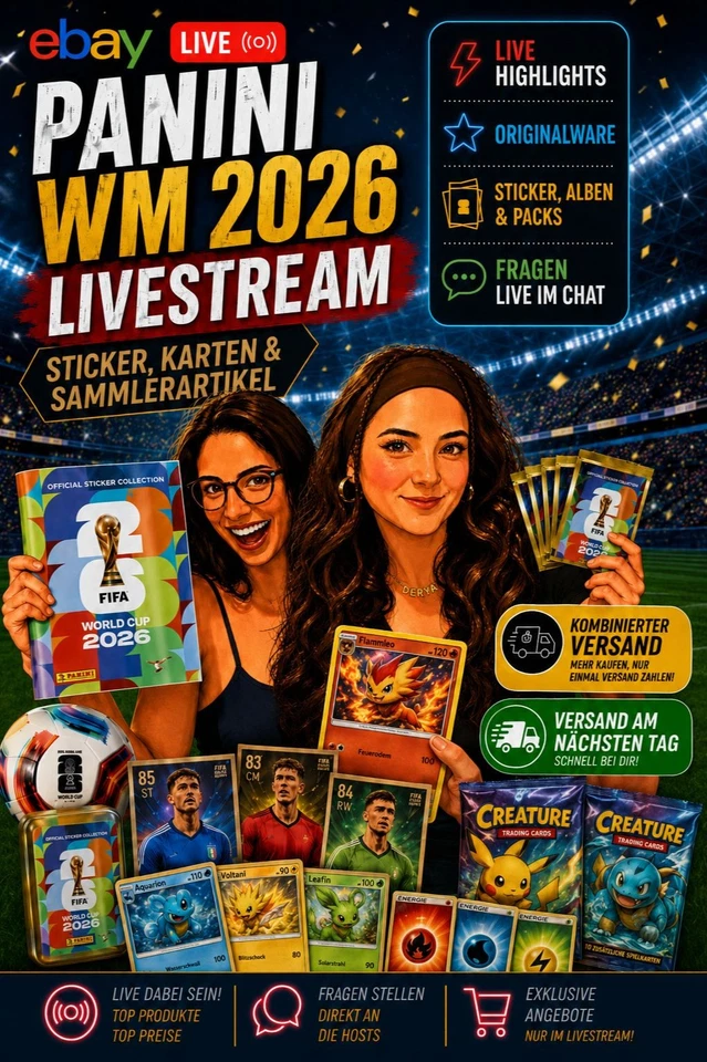 WM 2026 x Pokémon – Panini, Trading Cards & Live-Deals!