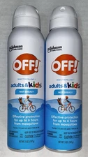 2~OFF! Insect Repellent Aerosol For Adults & Kids Fragrance Free Bug Spray 5oz