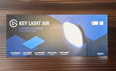 Elgato Key Light Air LED Leuchte dimmbar, einstellbare Farbtemperatur, schwarz