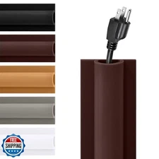 Rubber Bond TV Cord Hider Cable Protector - Strong Self Adhesive Wall Cord Co