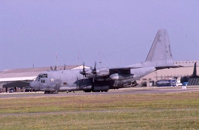 Kodachrome Slide 69-5826 MC-130P Hercules USAF Fairford 2002 (C20)