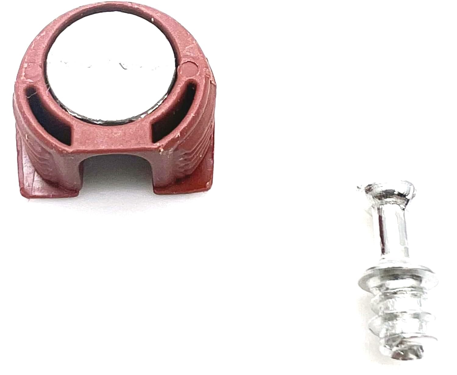 Cam Lock Shelf Support Pin Thread Cabinet Bracket Holder Stud Brown 20 PCS