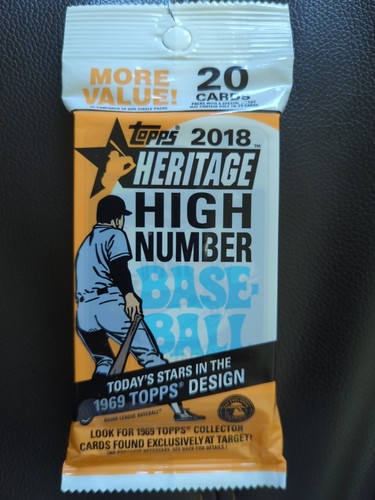 2018 Topps Heritage High Number Baseball JUMBO FAT Pack - OHTANI/ACUNA RC Year!⚾