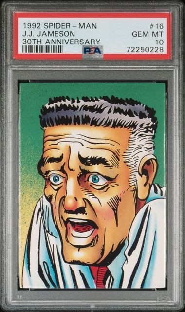 1992 Spider-Man 30th Anniversary J.J. Jameson PSA 10 GEM MINT (Pop 1) Spider-Man