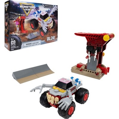 BLDR Monster Jam  Zombie  Smash & Launch Building Set   Display Your Truck - 164