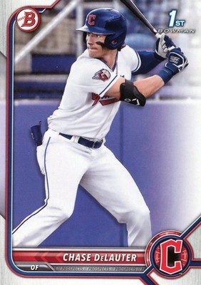 2022 Bowman Draft CLEVELAND GUARDIANS Team Set (9 cards)