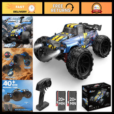 Fast 1:16 Scale RC Car - 40KPH Off-Road Remote Control Truck, 4x4 All Terrain, 2
