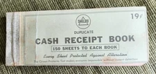 Vintage Selby Duplicate Cash Receipt Book 150 Sheets with Carbon Paper
