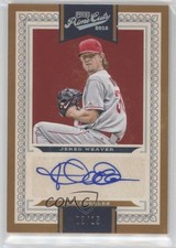 2016 Panini Prime Cuts Base VI Auto 3/15 Jered Weaver #167 Auto h3a