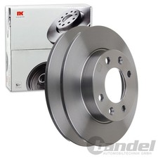2X NK BREMSSCHEIBEN 247mm VOLL HINTEN PASSEND FÜR CITROËN BERLINGO C2 C3 C4