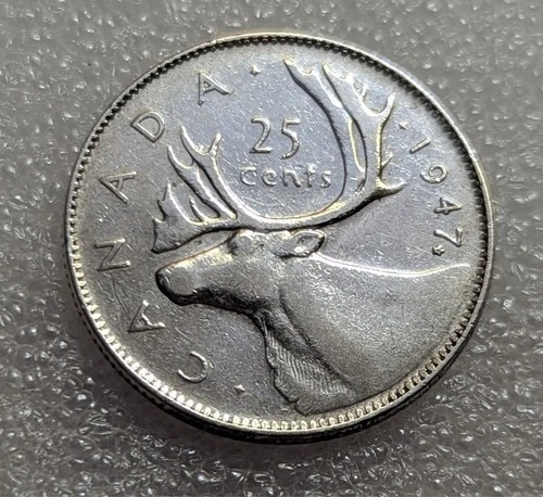 1947 ML 25 Cents Nice King George VI #104A