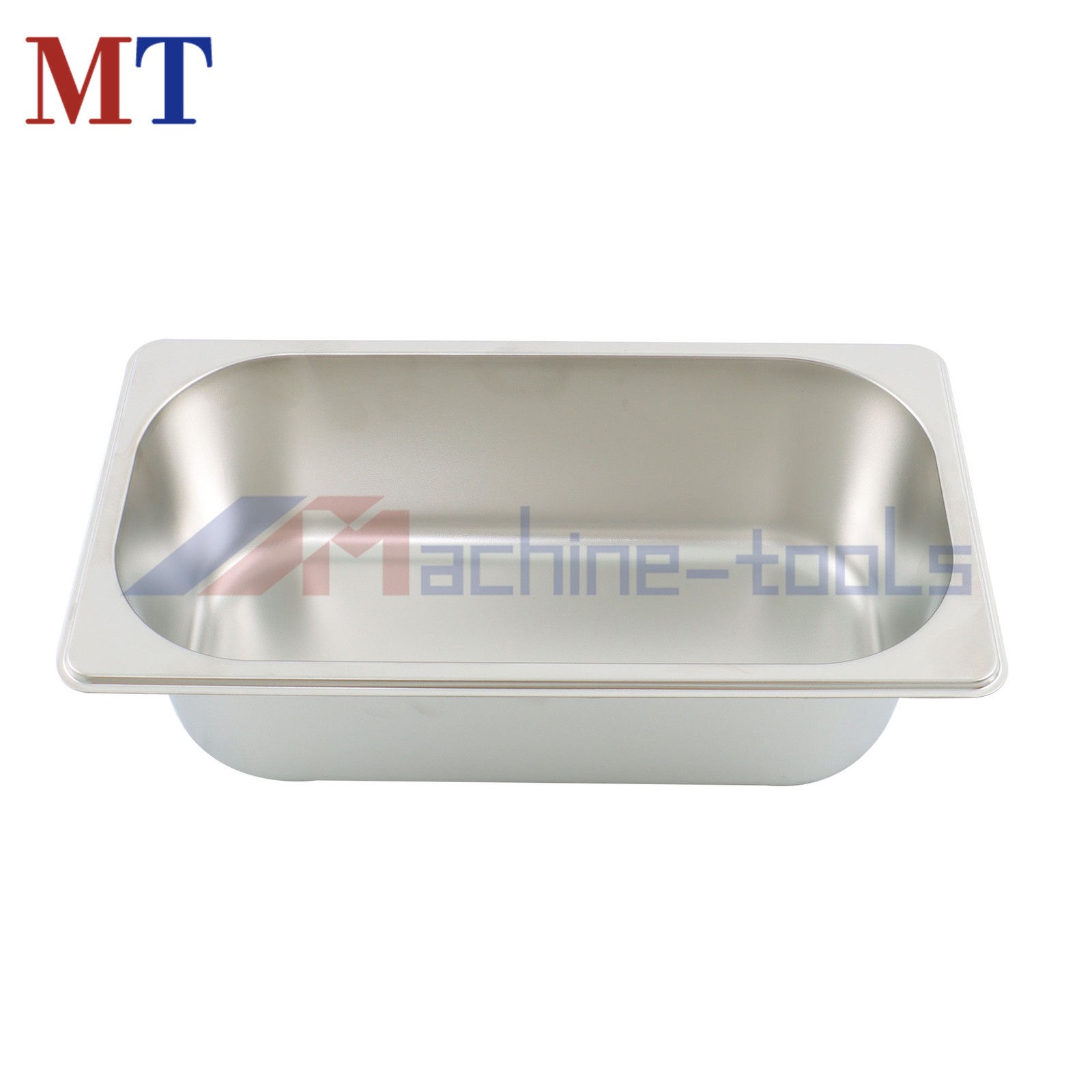 2 Commercial 1/3 Hotel Pans & Lids, 3.6 Inch Deep, Stainless Steel Food Pans