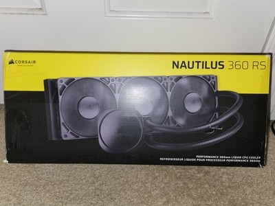 CORSAIR NAUTILUS 360 RS Liquid CPU Cooler   RS120 Fans   Fits Intel  LGA 1851/17